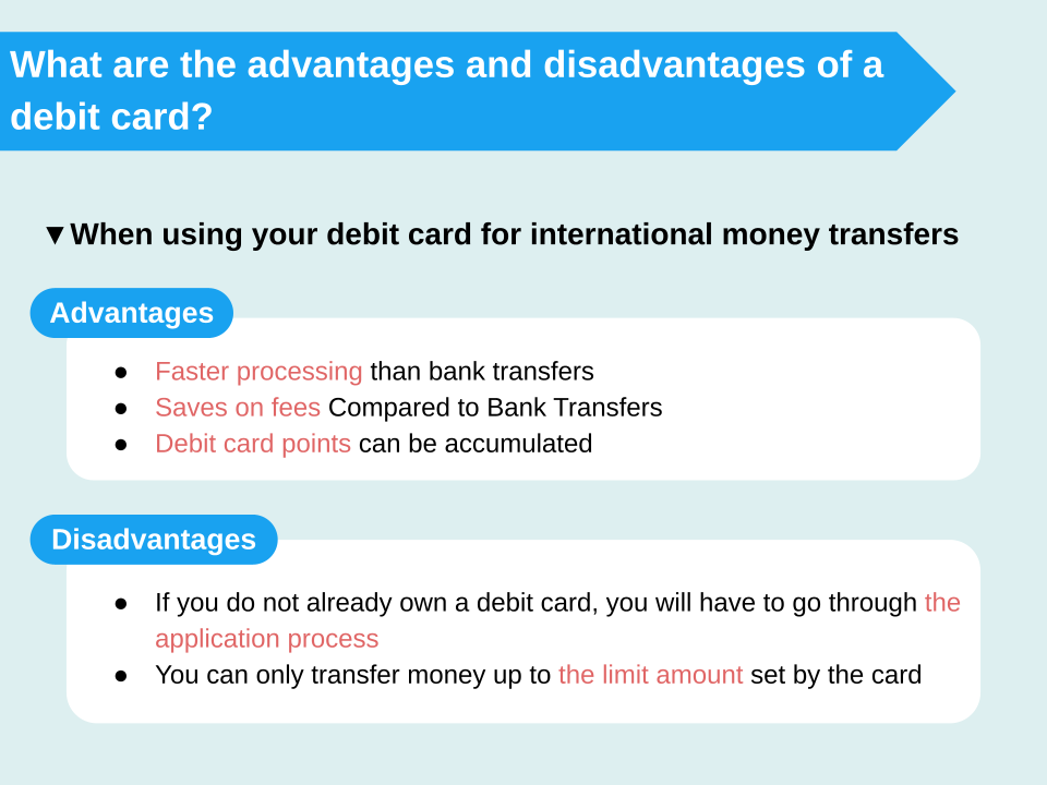 Why Can't Credit Cards Be Used for International Money Transfers? Introducing Debit Cards as an Alternative